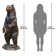 Design Toscano Standing Black Bear Garden Statue Wayfair